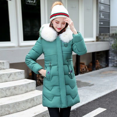 棉衣女士中长款学生韩版2020最新款洋气棉袄冬季外套加厚羽绒棉服