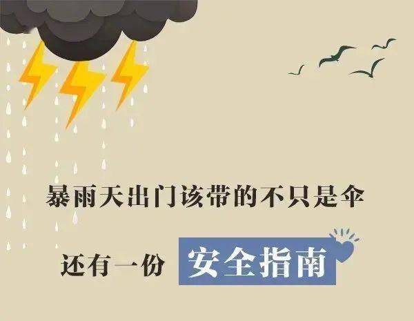 暴雨红色预警 雨天出行注意事项