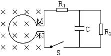 有一电阻R＝10kΩ和电容C＝0.637μF的电阻电容串联电路，接在电压U＝ 224V，频率f＝50Hz的电源上，​