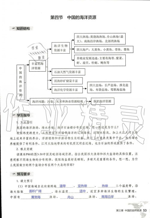 初一地理上册知识与能力训练