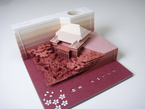 第1389期丨日本人把建筑模型设计成了便签纸,撕着撕着就撕出了一座清水寺 