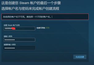 Steam账户无法注册,什么原因 