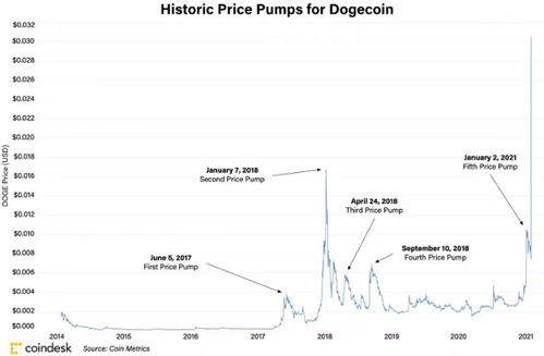 狗狗币历史价格走势图,狗狗币历史价格走势图2021