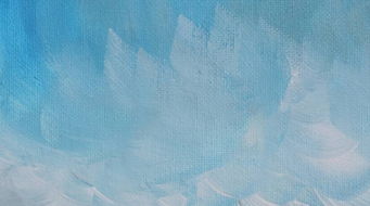 现代简约蓝色天空抽象装饰画