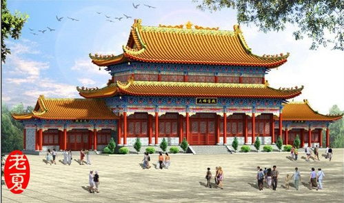 仿古建筑设计公司效果图纸案例,师父,请笑纳 