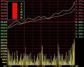 光头光脚的长阳线表示当天谁占优势