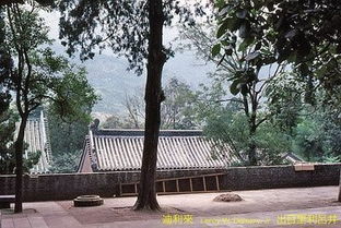 1983年的嵩山少林寺和中岳庙