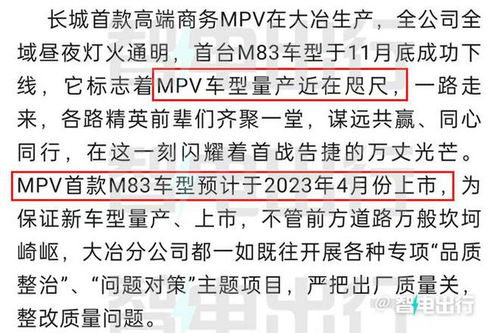 魏牌大型MPV或命名M80 明年4月上市 预计35万起售