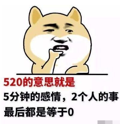 520单身狗文案朋友圈（520单身狗发的文案） 第1张