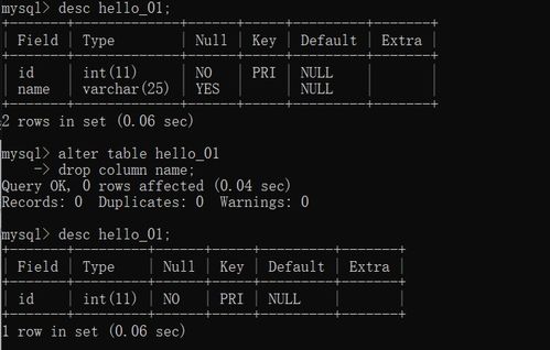 MYSQL课程设计 图书管理系统 基础知识之表的的创建与删除