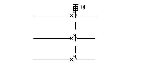 D型断路器符号是不是这个符号