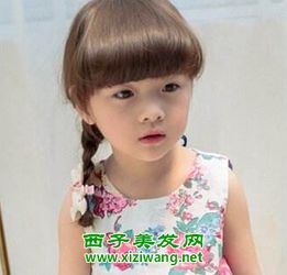最好看的韩国儿童女孩发型图片
