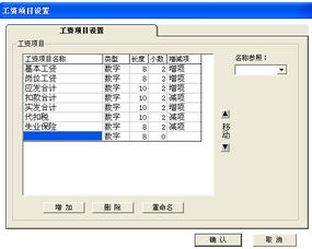 会计电算化通用教学 工资项目设置 无法输入