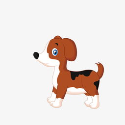 棕色的卡通小狗狗素材图片免费下载 高清png 千库网 图片编号9509697 