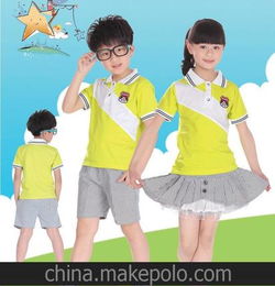 2014夏装幼儿园园服小学生校服休闲套装儿童合唱服女生夏季学院