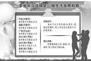 多省份出台独生子女照料假 专家 时机成熟可在国家层面立法