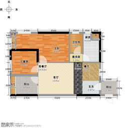 华侨城双子座小区户型图 华侨城双子座户型图大全 酷家乐 