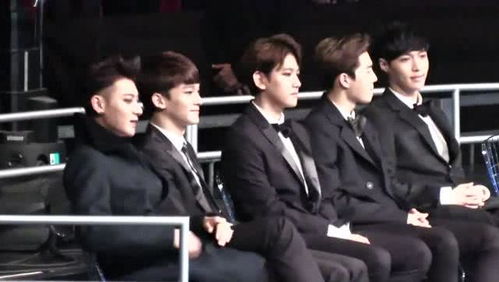 EXO成员在台下看演出 最安静还是张艺兴 