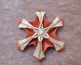 圣诞节立体手工折纸雪花如何折 折纸雪花的手工制作方法 