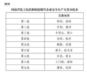 河南化工医药企业请注意,安全生产互查来袭