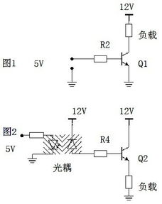 5V电压怎么通三极管控制12V的电压呢