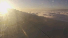 带大家坐飞机,欣赏冬日风景