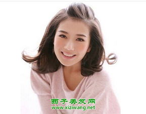 短齐肩内扣梨花烫发型 快速打造甜美淑女味道