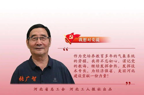 张广智 愿为气象工作服务一生︱百名劳模对党说 91
