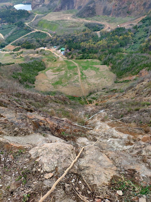 大阳山钉子崖应该叫绝望崖吧 