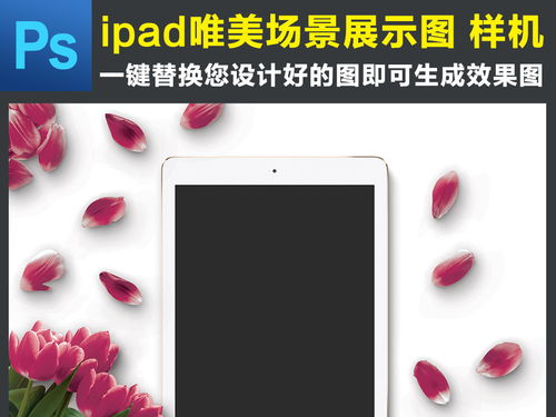 小清新桌面设计ipad唯美场景展示图