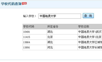 学院编号怎么查询，各大学院校代号