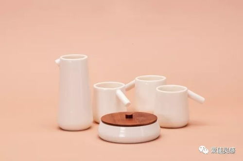 时尚简约的水杯设计 茶杯套件 一套水杯,木头与陶瓷的结合 爱佳灵感 茶具设计 