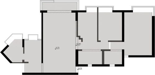 125平北欧,打通书房 次卧,三室改两居,主卧屏风 衣帽间太棒 空间 