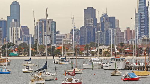 全球最宜居的10个城市 澳大利亚墨尔本居首 