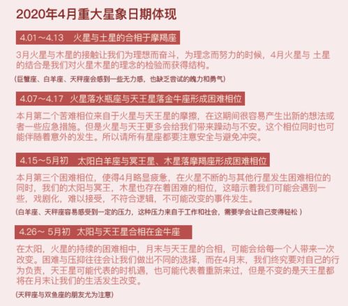 全年运势一册在手 2020星象运势日历预售