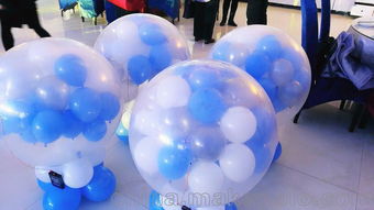 供应南宁婚礼开业现场地爆球 婚庆天爆球中球 爆破气球 充氦气球