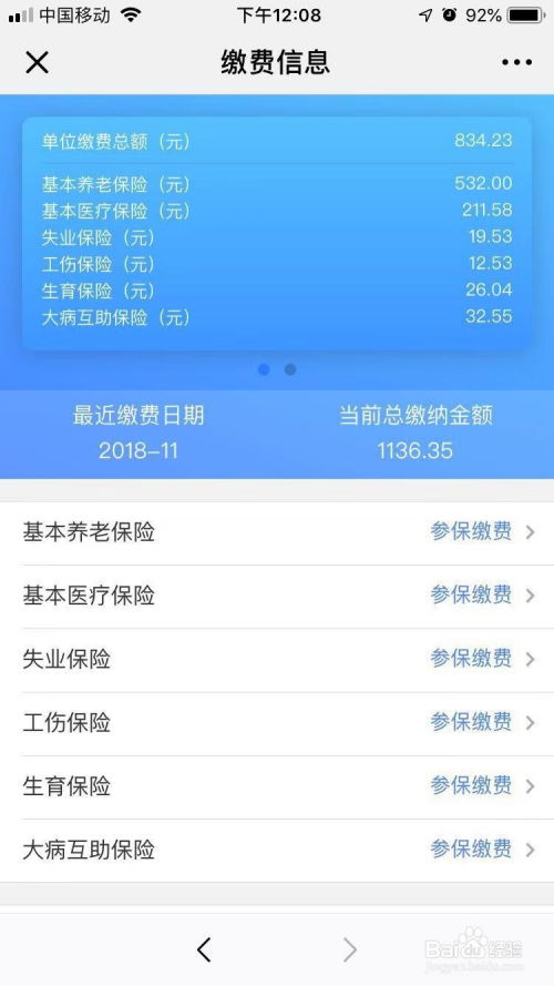 微信怎么查自己的社保 