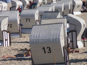 沙滩椅,沙滩,假期,俱乐部,沙,海滩,波罗的海 