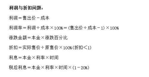 现价原价折扣的三个公式是什么?