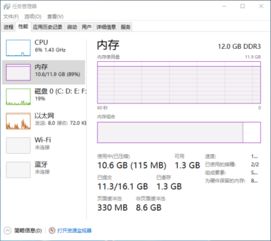 win10电脑内存使用率90