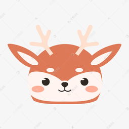 小动物小鹿头素材图片免费下载 千库网 