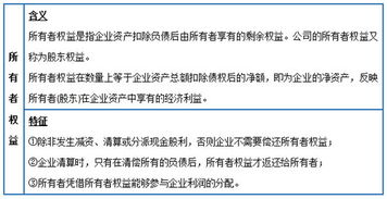 会计中"；所有者权益"；是指什么?讲明白通俗点