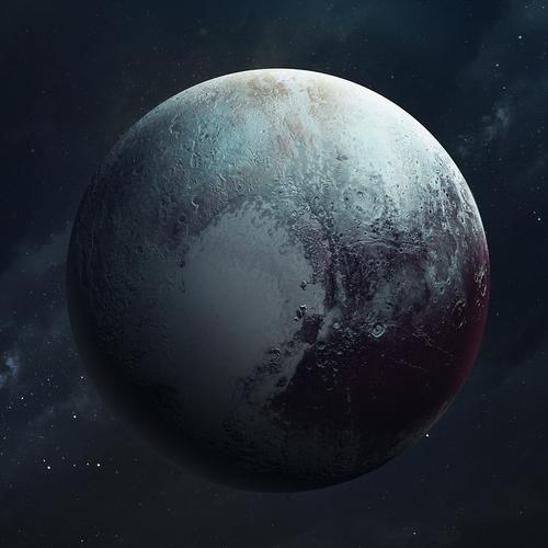 4月天象 冥王星逆行 图
