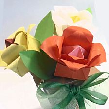 手工花朵制作方法玫瑰