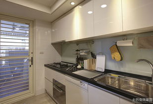 现代风格三室两厅厨房装修效果图 土巴兔装修效果图 