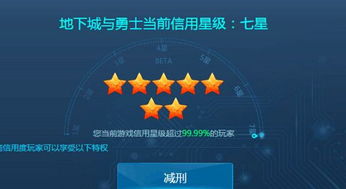 DNF信用星级怎么计算的(dnf游戏信用星升级)