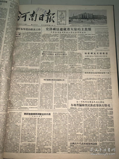 河南日报1956年3一4,5一6,11一12月