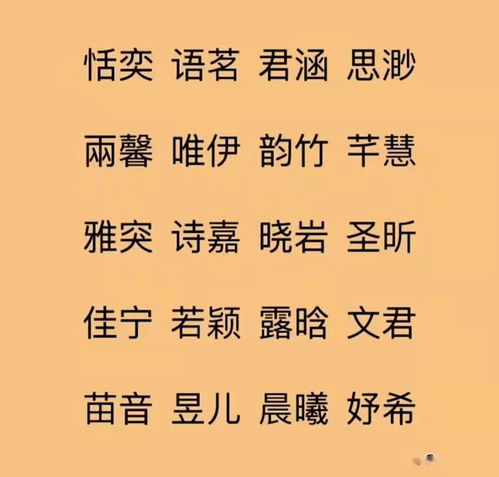 宝宝起名 生个女孩起这些名字,将来能说会道 灵动有余 