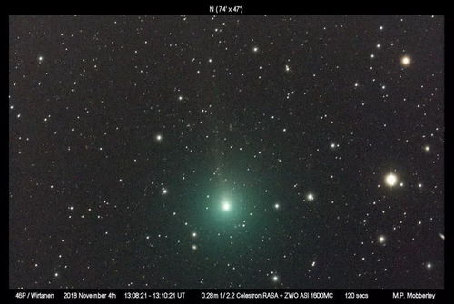 70年来终于靠近我们的彗星46P