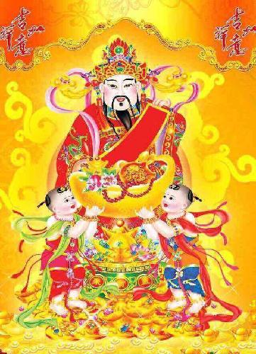 财神菩萨图片,正月初五迎财神：这位超威力的大财神可是佛菩萨化身！
